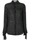 SAINT LAURENT polka dot print blouse,503926Y328Q12578939