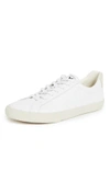 Veja White Esplar Leather Sneakers In Extra White