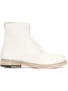 THE LAST CONSPIRACY THE LAST CONSPIRACY LACE-UP BOOTS - WHITE,TLC195812603393