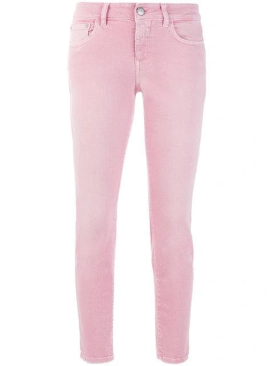 Closed Slim-fit Jeans - Pink In Pink & Purple