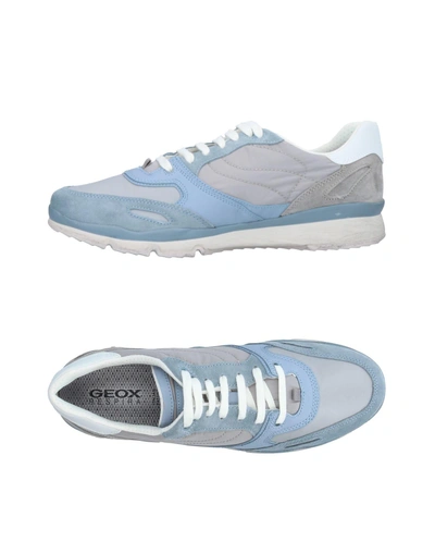 Geox Trainers In Sky Blue