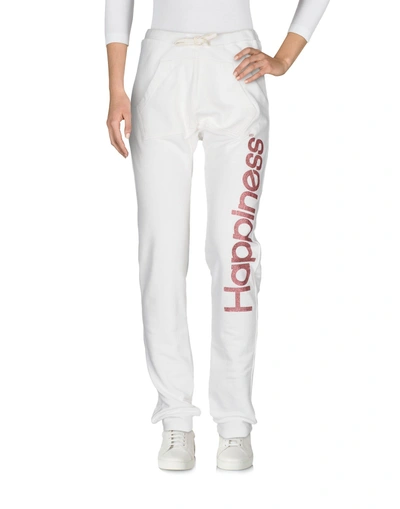 Happiness Casual Trousers In White