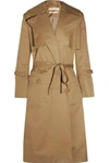 MAGGIE MARILYN WOMAN BE MINE OVERSIZED COTTON-TWILL TRENCH COAT CAMEL,US 4772211933315564