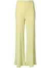SIMON MILLER RIBBED FLARED TROUSERS,W508RIAN12586773