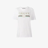 GUCCI FAKE LOGO COTTON T-SHIRT - WOMEN'S - COTTON,457095X5L8912562717