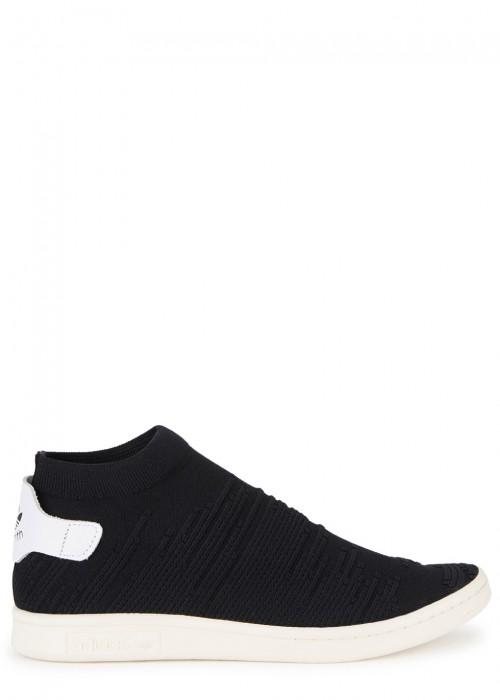 adidas stan smith sock primeknit black