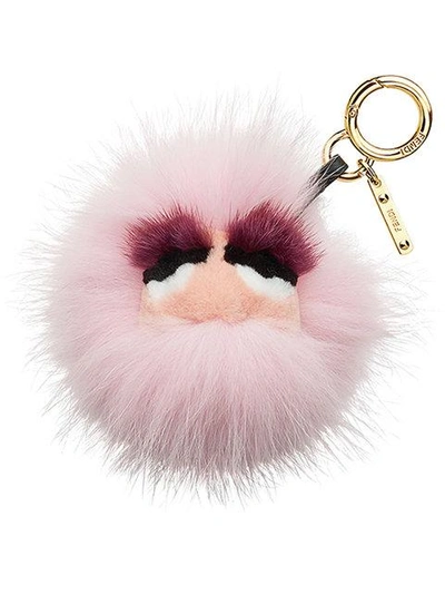 Fendi Pink Bag Bugs Keychain