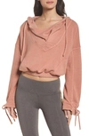 FREE PEOPLE OJAI CROP HOODIE,OB721177