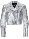 VERSUS CROPPED BIKER JACKET,BD50387BP0025312603135