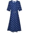 ALTUZARRA Ocean Blue Elena Dress,210000021679
