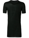 RICK OWENS long slim fit T-shirt,RU18S5251JS12608908