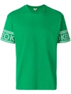 KENZO printed sleeve T-shirt,F665TS0434BD12603063