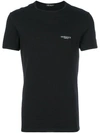 VERSACE VERSACE LOGO PRINTED T-SHIRT - BLACK,AUU01010AC0005812603145