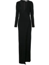 GALVAN long wrap dress,100112593374