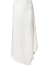 JW ANDERSON RIBBED KNITTED SKIRT,KW25WR1812598955