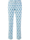 PRADA FLORAL PRINT TROUSERS,P2469S1111QNJ12603876