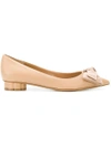 FERRAGAMO SALVATORE FERRAGAMO TALLA BALLERINA SHOES - NEUTRALS,68480512608976