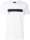 DIESEL BLACK GOLD DIESEL BLACK GOLD PAINT BRUSH T-SHIRT - WHITE,00SEGNBGTKA12602221