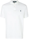 Polo Ralph Lauren Custom Slim Fit Stretch Mesh Polo Shirt In White