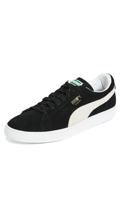 Puma Suede Classic Leather Trainers In Black