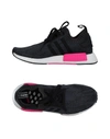 Adidas Originals Nmd R1 Rubber-paneled Primeknit Sneakers In Black