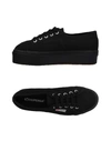 SUPERGA SUPERGA WOMAN trainers BLACK SIZE 9.5 TEXTILE FIBERS,11414637QP 8