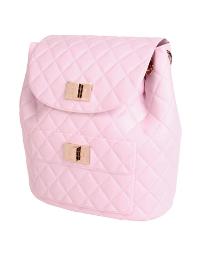 Designinverso Backpacks & Fanny Packs In Light Pink