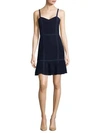 ALICE AND OLIVIA Desmond Suede Dress