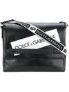 DOLCE & GABBANA logo拼接邮差包,BM520AAN66612374630