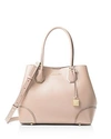 Michael Michael Kors Mercer Gallery Medium Leather Snap-top Tote Bag In Soft Pink