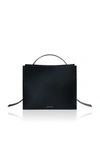 Danse Lente Young Leather Tote Bag - In Black