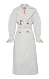 ANNA OCTOBER Knee Length Trench Coat,PS18027