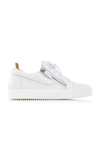 GIUSEPPE ZANOTTI MAY LONDON LEATHER SNEAKERS,RW70001-75077