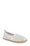 Sea Star Beachwear Beachcomber Eyelet Flat Espadrille Water Shoes In White