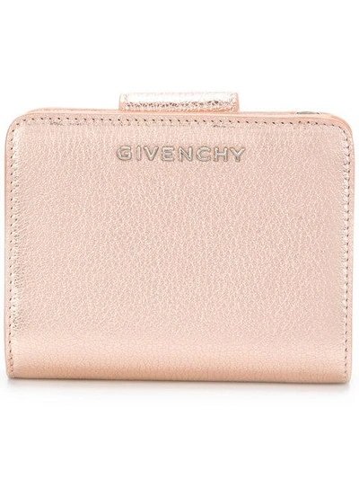 Givenchy Pandora Wallet - Metallic In Rose-pink