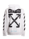 OFF-WHITE OFF WHITE BRUSH PRINT HOODIE,OMBB003F17003030 0110