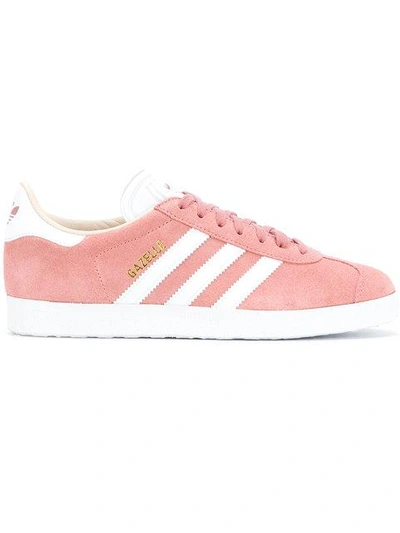 Adidas Originals "gazelle"麂皮运动鞋 In Pink