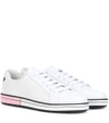 PRADA LEATHER trainers,P00295455