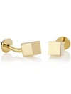 CHESTER BARRIE GOLD CUBE CUFFLINKS