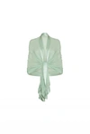 GHOST ZARA SHAWL DUSTY GREEN