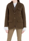 LEON MAX DOUBLE-WEAVE WOOL JACKET