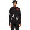 GIVENCHY Black Intarsia Stars Sweater,BM900V4Y0A