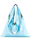 MM6 MAISON MARGIELA Japanese metallic tote bag,S41WD0012S4739112609768