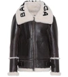 BALENCIAGA The Bombardier shearling jacket,P00295786