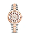 FENDI ISHINE ROTATING GEMSTONES TWO-TONE WATCH, 33MM,F121234500T01