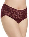 Hanky Panky Plus Signature Lace Retro V-kini In Dark Dahlia