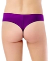 Commando 'butter' Stretch Modal Thong In Pinot