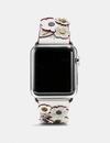 COACH APPLE WATCH® STRAP WITH TEA ROSE, 38MM,W6132 CHK