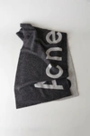 Acne Studios Toronty Logo Wool-blend Scarf In Logo-jacquard Scarf
