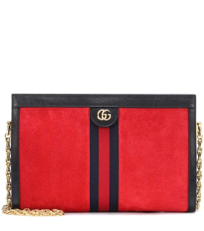 Gucci Small Linea Chain Shoulder Bag - Red